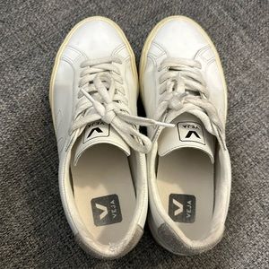 Veja Esplar Leather Logo Sneakers Size 37